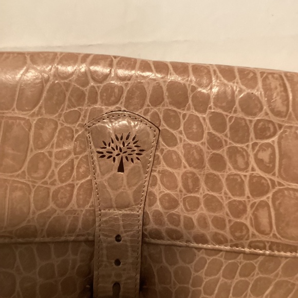MULBERRY CROC EMBOSSED LEATHER MESSANGER BAG - Picture 4 of 16